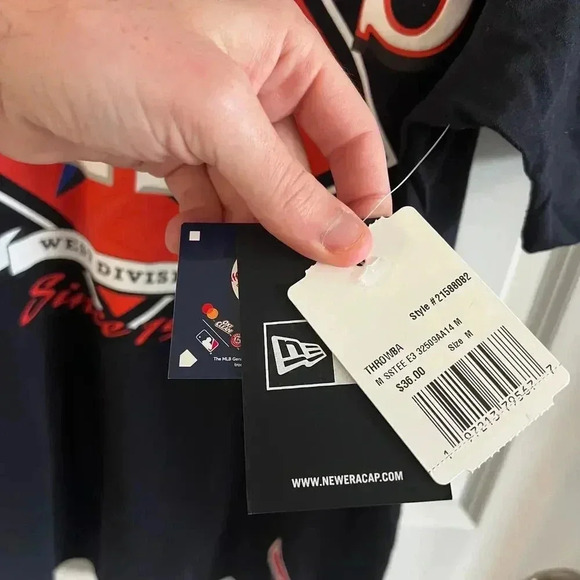 New Houston Astros New Era Short Sleeve Tee Size Medium - Picture 6 of 7